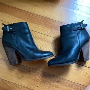 Coach black ankle booties
